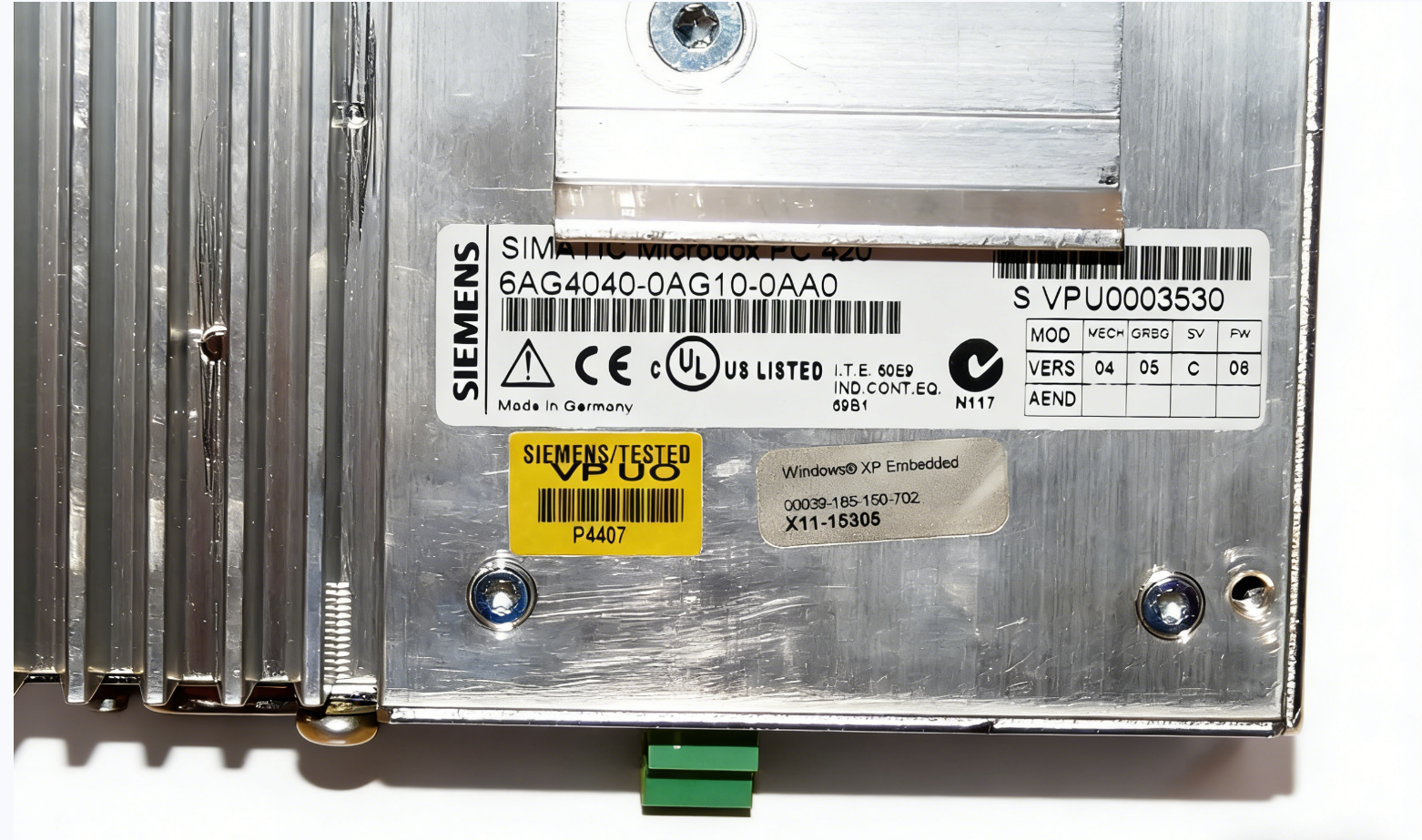 Siemens SIMATIC MICROBOX PC 420 6AG4040-0AG10-0AA0 Industrial PC