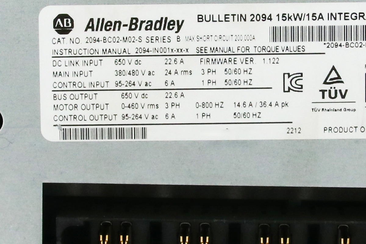 Allen-Bradley 2094-BC02-M02-S Kinetix 6000 Integrated Axis Module | High Performance Servo Motion Control Solution
