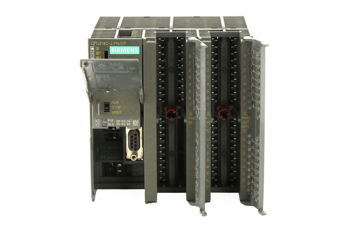 Siemens SIMATIC S7-300 CPU 314C-2 PN/DP (6ES7314-6EH04-0AB0) – Compact PLC with Integrated I/O and Advanced Communication