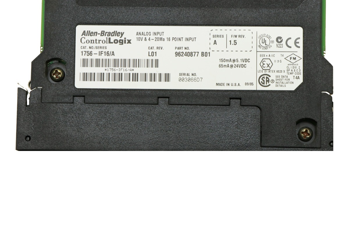 Allen-Bradley 1756-IF16 ControlLogix 16 Point Analog Input Module | High Accuracy Industrial Signal Monitoring Solution
