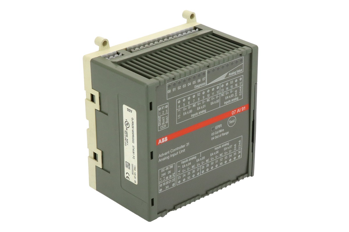 ABB GJR5251600R0202 (07AI91) Analog Input/Output Module – High Precision 8-Channel AC31 Industrial Automation Interface