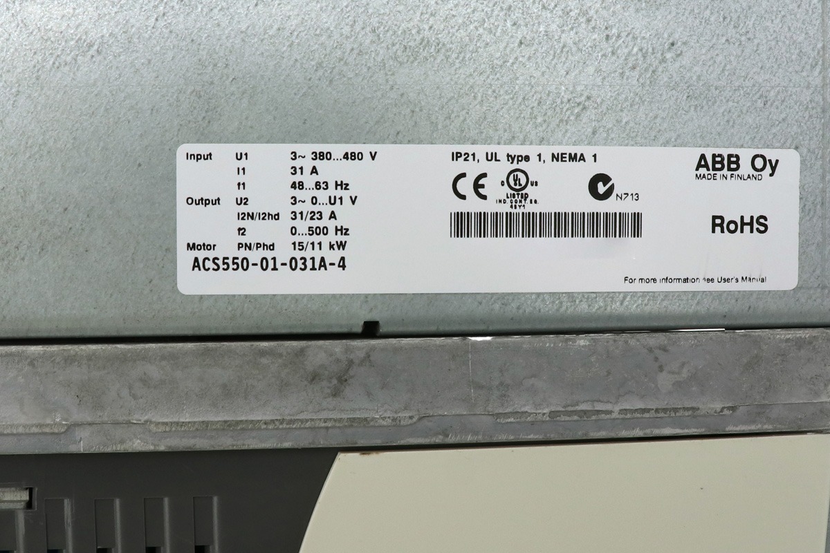 ABB ACS550-01-031A-4 AC Drive – Reliable 3-Phase 15kW Industrial Variable Frequency Drive for Efficient Motor Control