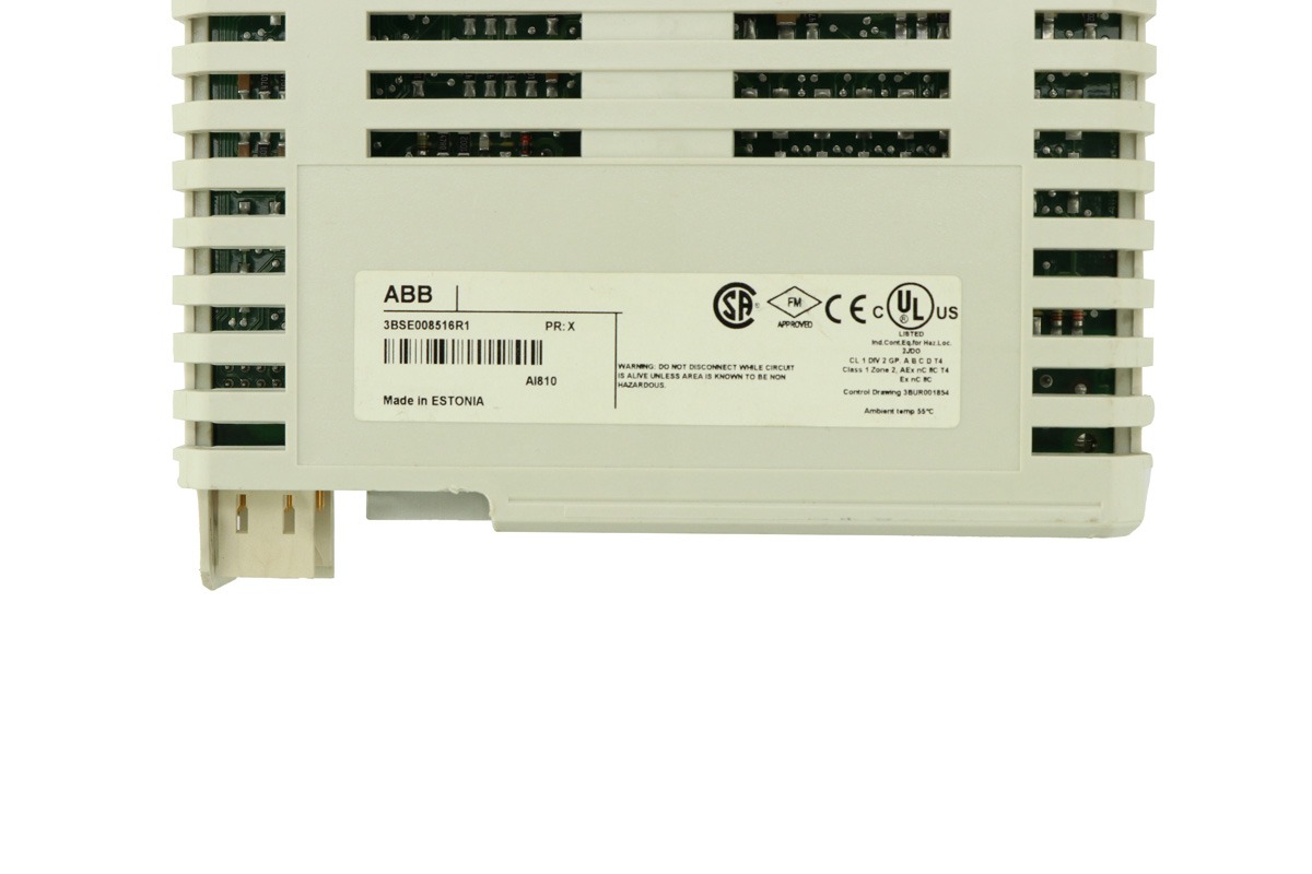 ABB 3BSE008516R1 AI810 Analog Input Module – High Accuracy 8-Channel Signal Acquisition for ABB S800 I/O Systems