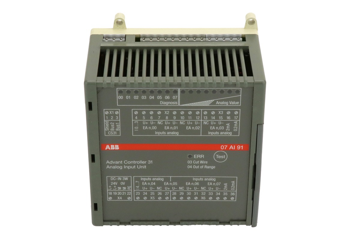 ABB GJR5251600R0202 (07AI91) Analog Input/Output Module – High Precision 8-Channel AC31 Industrial Automation Interface