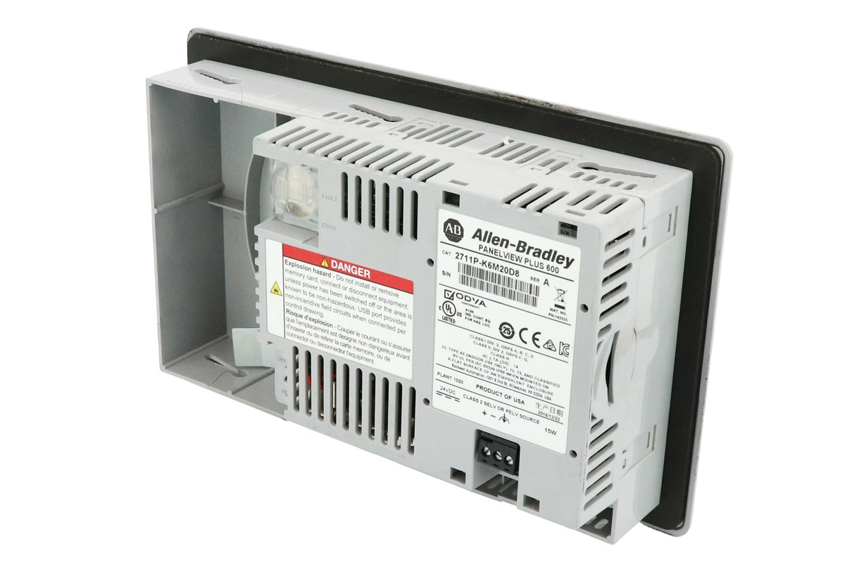 Allen-Bradley 2711P-K6M20D8 PanelView Plus 6 600 Terminal | 5.7 Inch Grayscale HMI Operator Interface