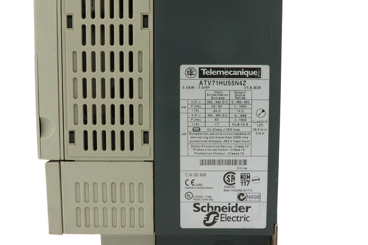 Schneider Electric Altivar 71 ATV71HU55N4Z High-Power Variable Frequency Drive for Heavy-Duty Industrial Automation