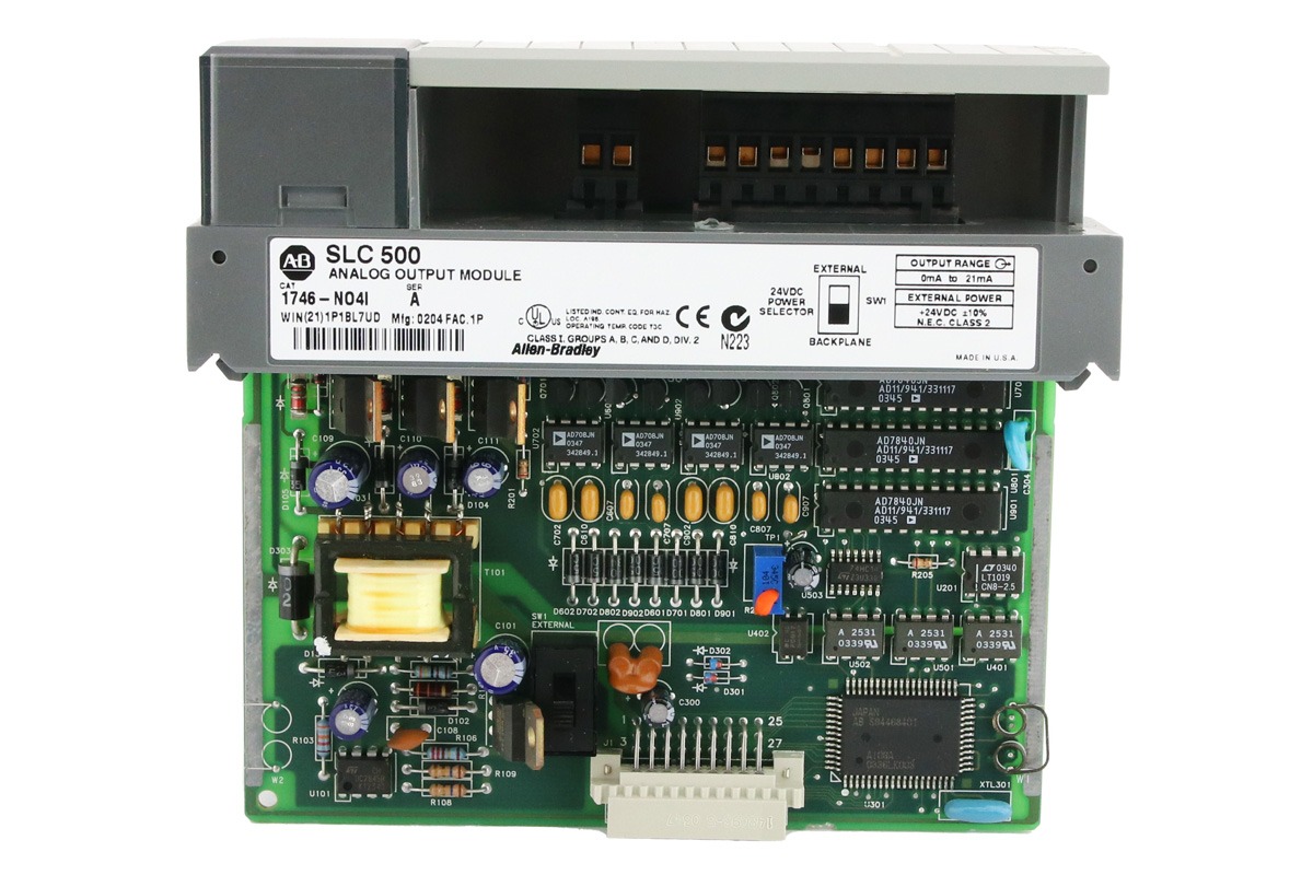 Allen-Bradley 1746-NO4I SLC 500 Analog Output Module | High Precision 4 Channel Current Output Solution for Industrial Automation