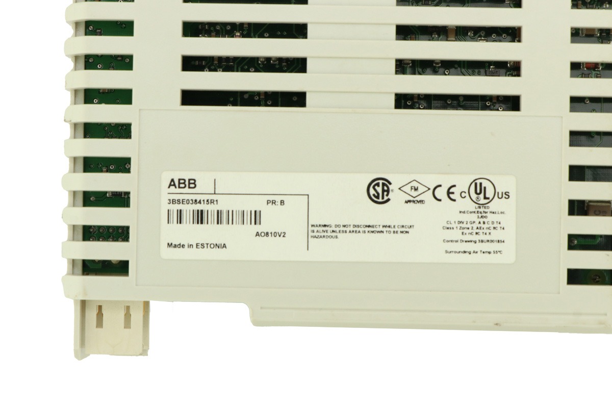 ABB 3BSE038415R1 AO810V2 Analog Output Module – High Precision 8-Channel Industrial Automation I/O Solution