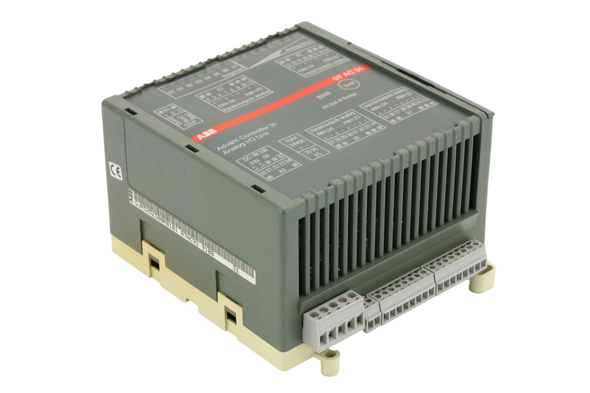 ABB GJR5252300R0101 (07AC91) Analog Input/Output Module for Advant Controller 31 Automation Systems
