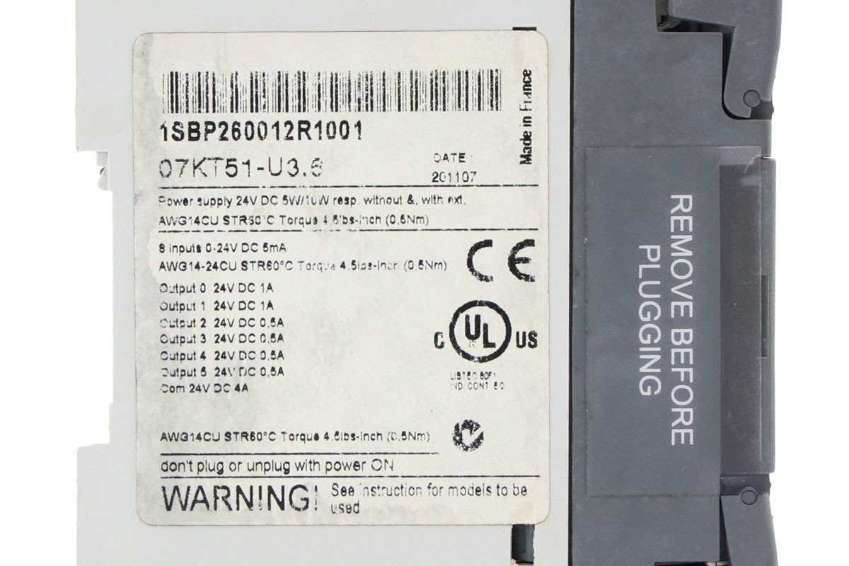 ABB 1SBP260012R1001 AC31 07KT51 PLC CPU Module | Reliable Industrial Automation Controller