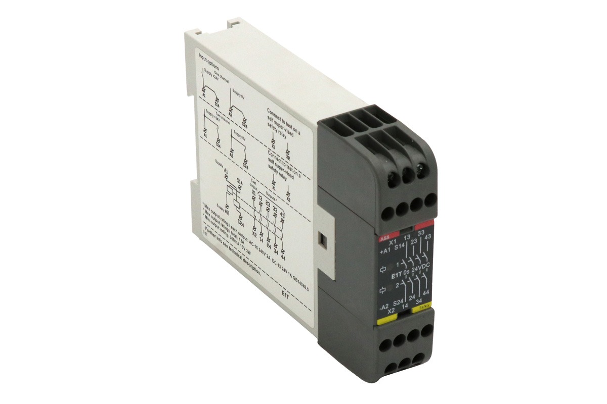 ABB 2TLA010030R0000 E1T 0s 24DC Safety Expansion Relay | Reliable Safety Control Solution for Industrial Automation