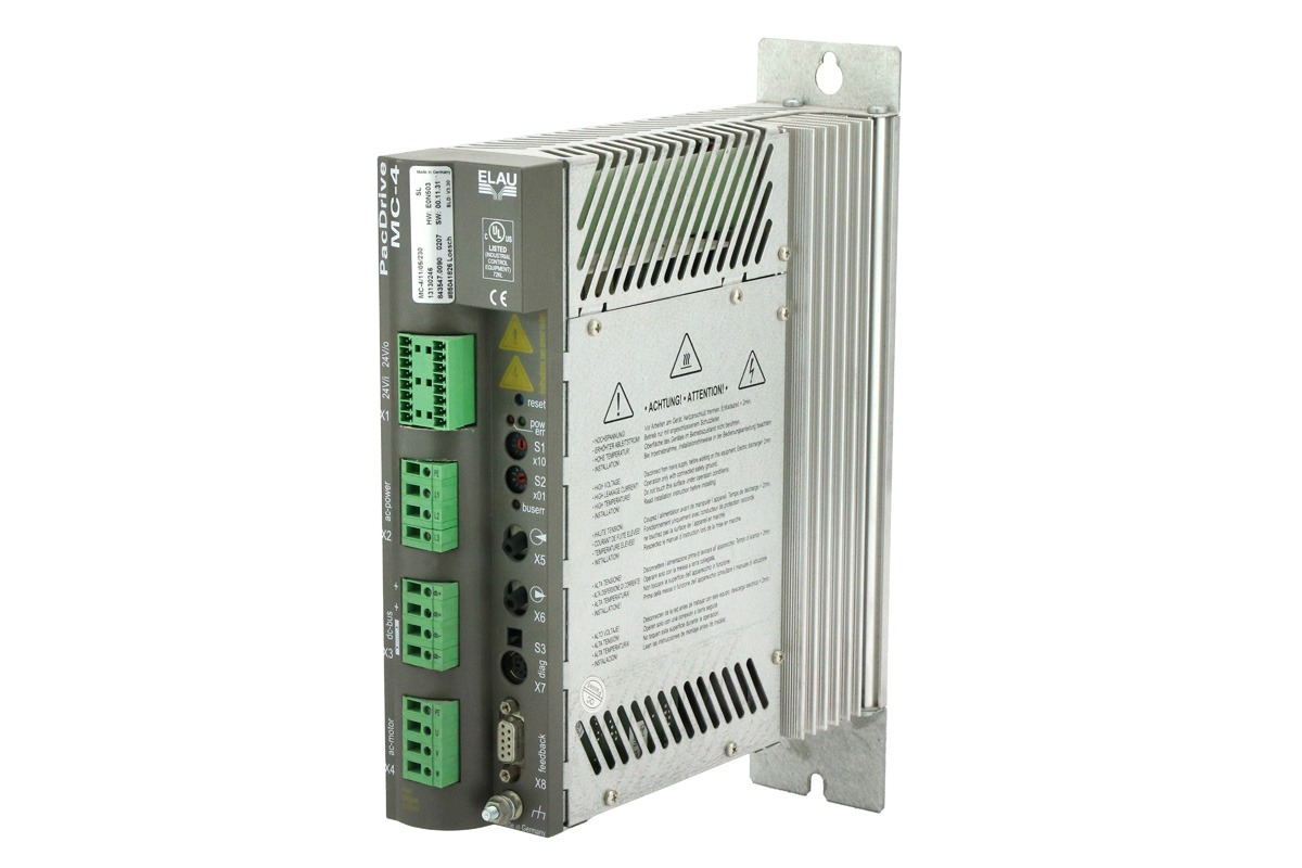 Schneider Electric MC-4/11/05/230 | ELAU PACDRIVE Servo Drive 5A 380–480VAC 3-Phase Industrial Motion Control Unit
