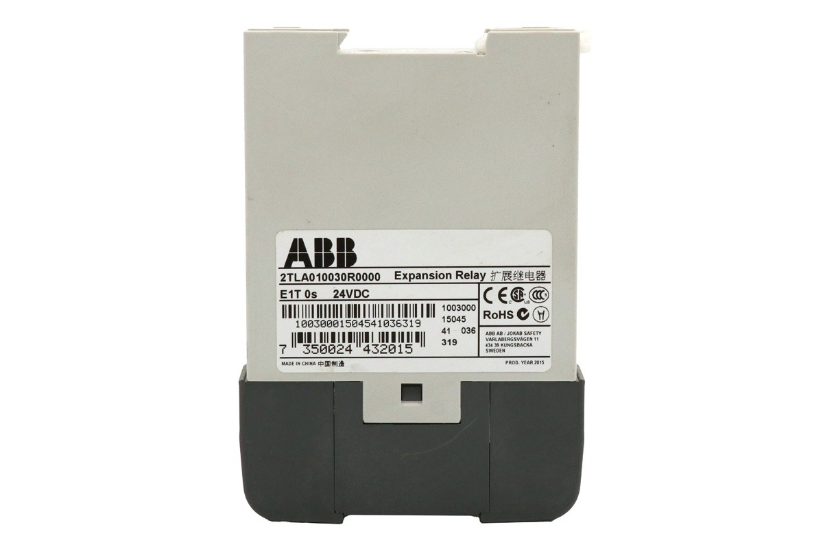 ABB 2TLA010030R0000 E1T 0s 24DC Safety Expansion Relay | Reliable Safety Control Solution for Industrial Automation