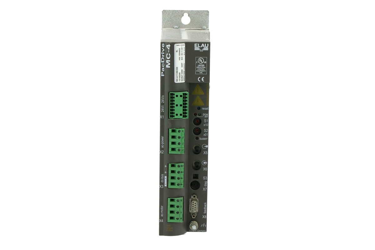 Schneider Electric MC-4/11/05/230 | ELAU PACDRIVE Servo Drive 5A 380–480VAC 3-Phase Industrial Motion Control Unit