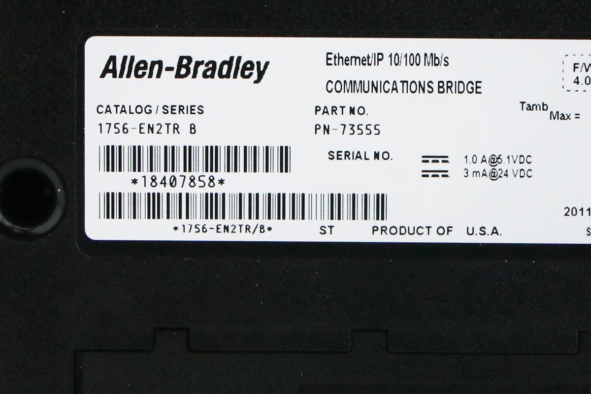 Allen-Bradley 1756-EN2TR ControlLogix EtherNet/IP Communication Module for High-Speed Industrial Network Connectivity