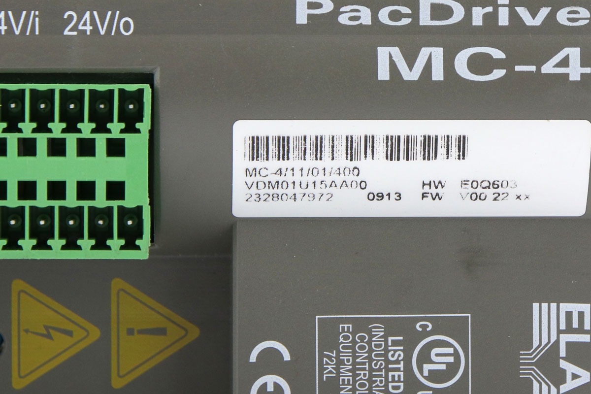 Schneider Electric MC-4/11/01/400 | ELAU PACDRIVE MC-4 Servo Drive 380–480VAC Industrial Motion Control Unit