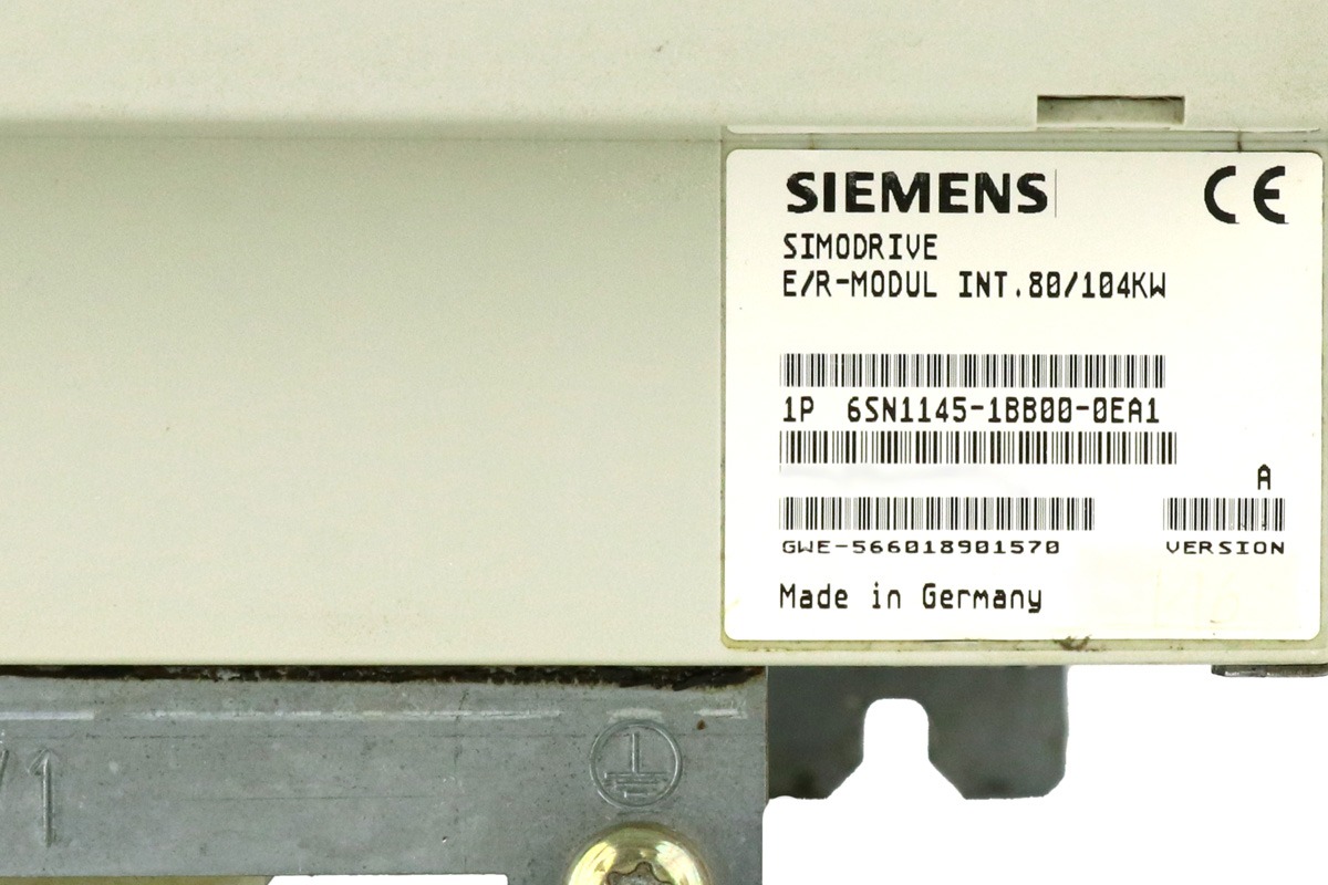 Siemens 6SN1145-1BB00-0EA1 SIMODRIVE 611 Infeed/Regenerative Feedback Module – High Performance Power Supply Solution for CNC Drive Systems