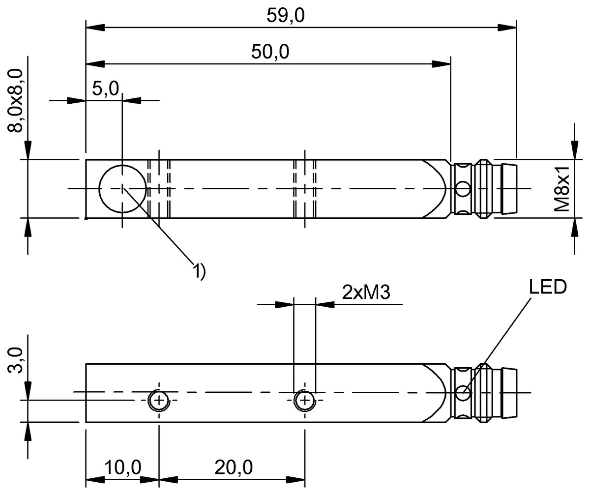 Balluff BES0180 / BES 516-300-S166-S49 Compact Inductive Proximity Sensor – High Precision Detection Solution for Space-Limited Automation Systems