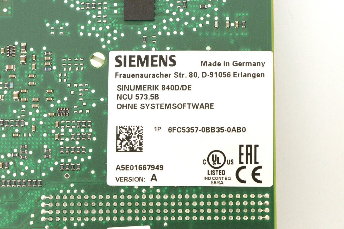 Siemens 6FC5357-0BB35-0AB0 SINUMERIK 840D NCU 573.5B CNC Control Unit – High Performance Numerical Control Solution for Advanced Machine Tools