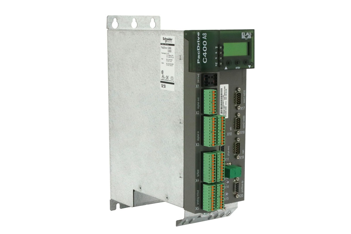 Schneider Electric C400/A8/1/1/1/00 | PACDRIVE C400 Servo Controller Intel Pentium M 600MHz 256MB Industrial Motion Control Unit