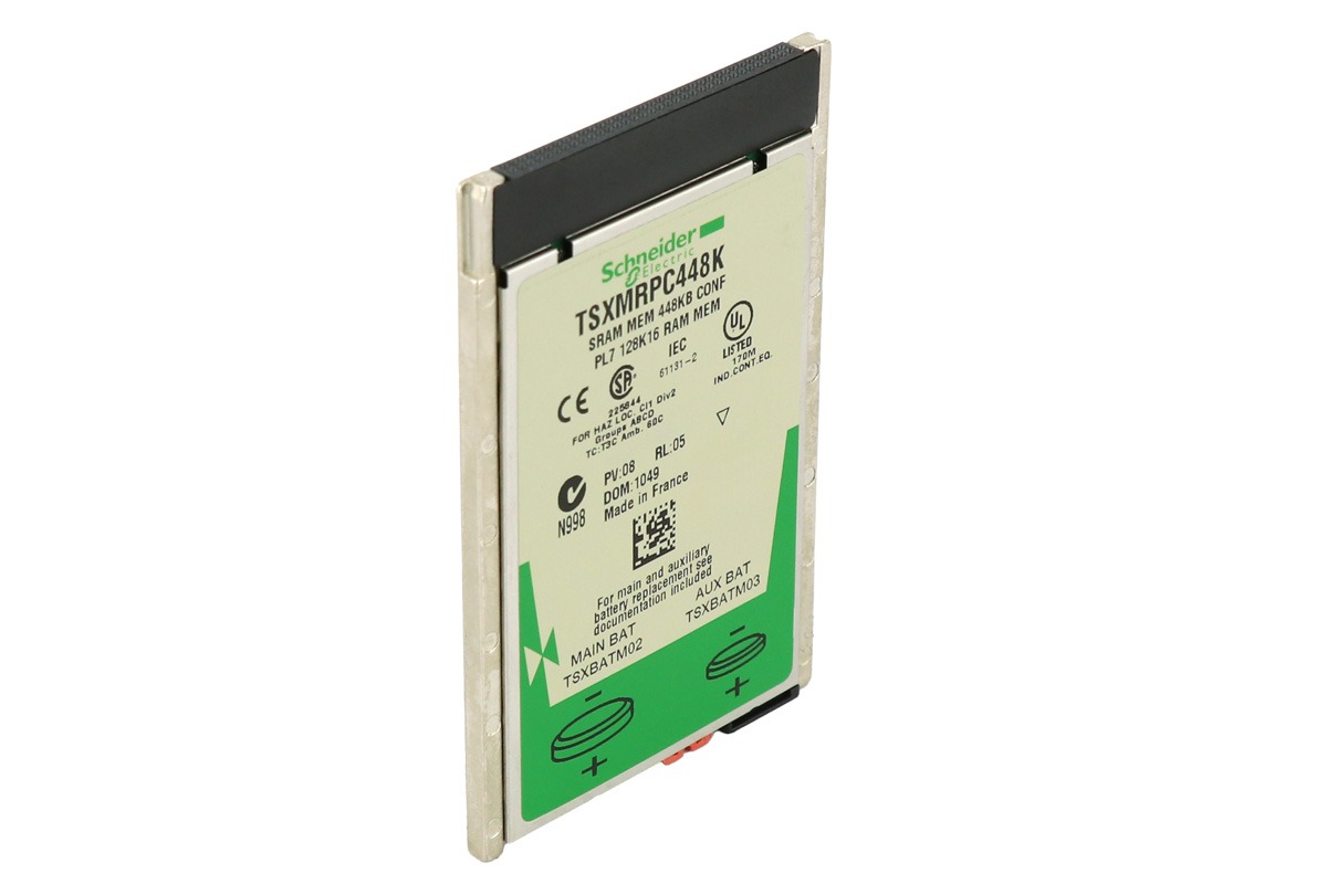 Schneider Electric TSXMRPC448K Configurable SRAM Memory Extension for Modicon Premium Processors