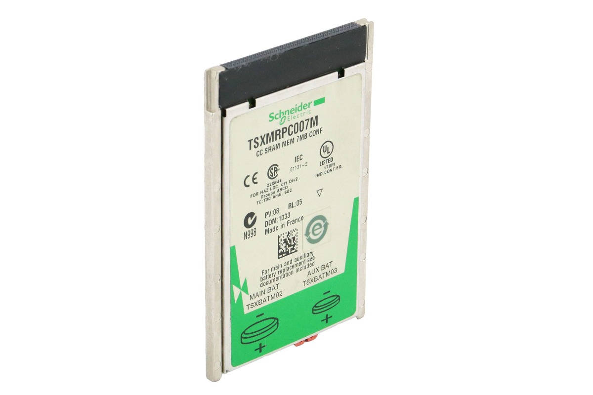 Schneider Electric TSXMRPC007M Configurable SRAM Application Memory Extension