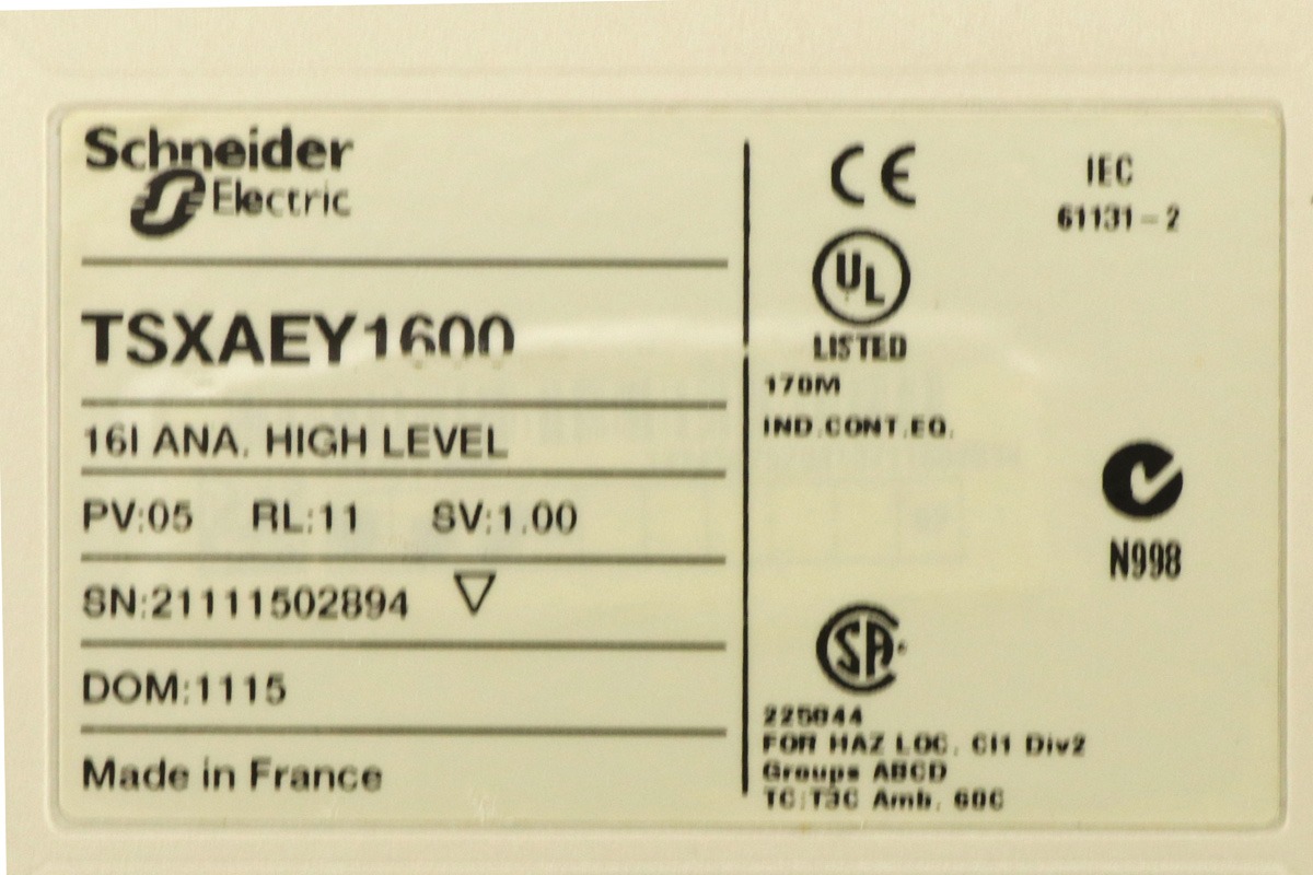 Schneider Electric TSXCAY42 4-Axis Motion Control Module for Servo Motors