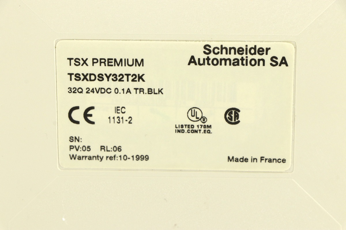 Schneider Electric TSXDSY32T2K 32-Point Discrete Output Module for Modicon Premium