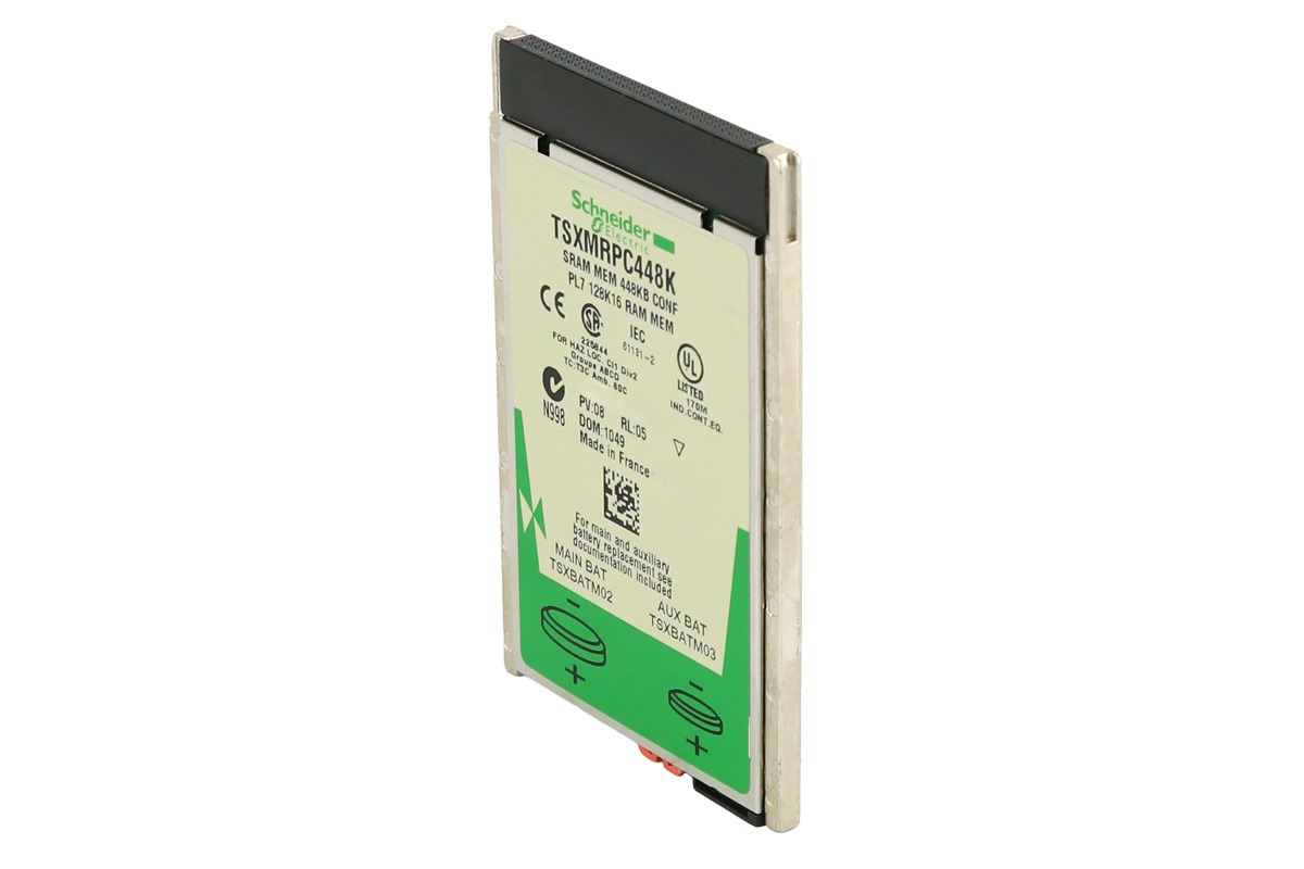 Schneider Electric TSXMRPC448K Configurable SRAM Memory Extension for Modicon Premium Processors