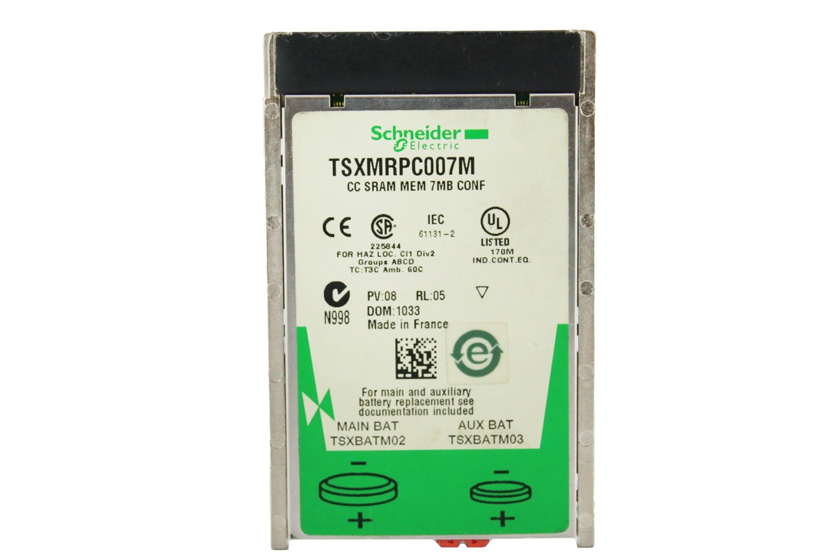 Schneider Electric TSXMRPC007M Configurable SRAM Application Memory Extension