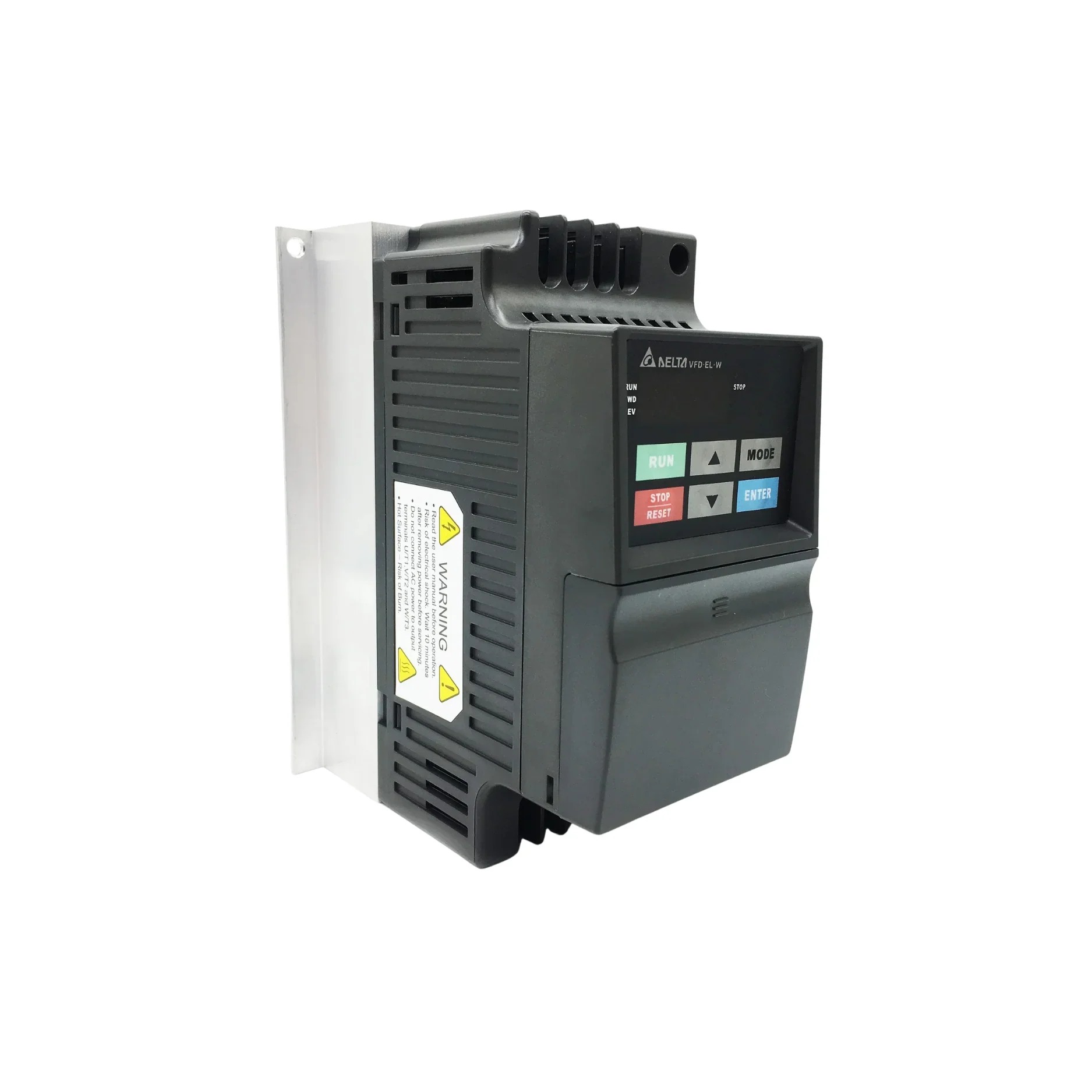 Delta VFD007EL21W VFD-EL-W Series 1 HP 0.75 kW 230 V Single-Phase AC Drive