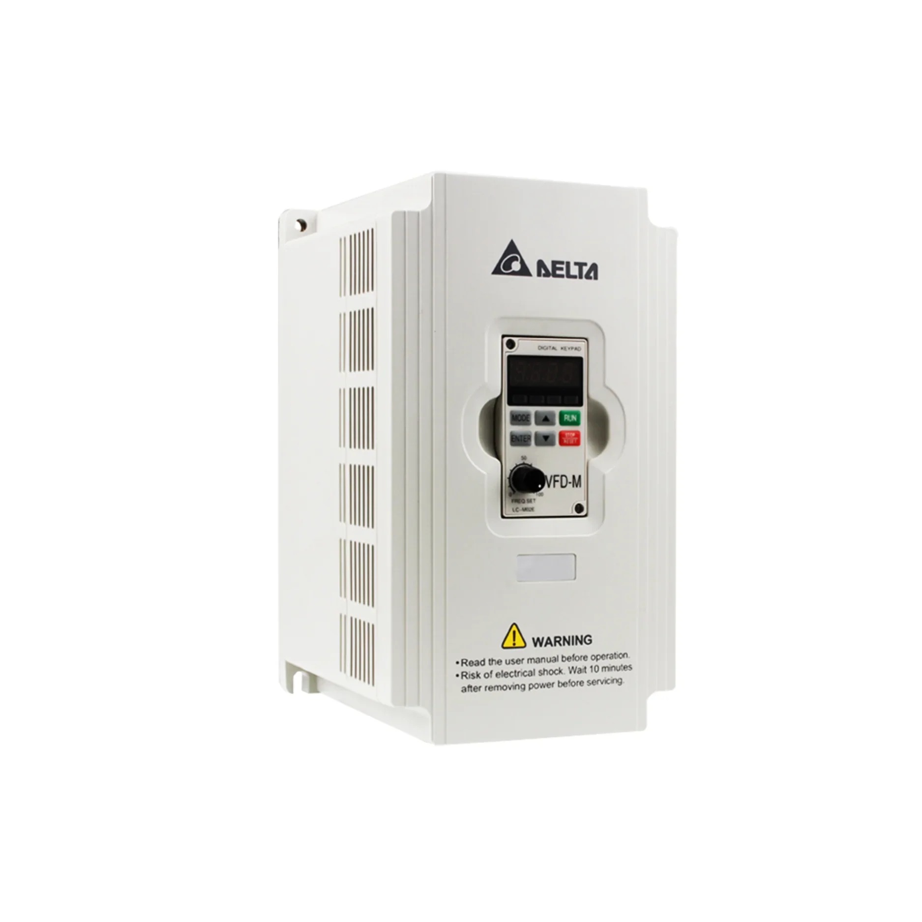 Delta VFD004M21A VFD-M Series 0.4kW (0.5HP) Sensorless Vector AC Variable Frequency Drive | 230V Single Phase Input