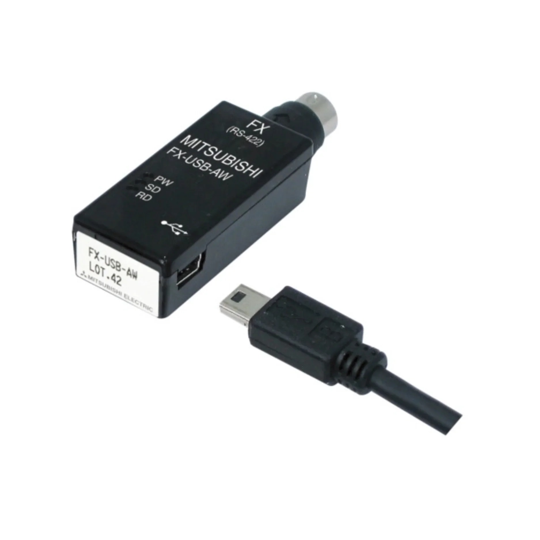 Mitsubishi FX-USB-AW RS-422 to USB Conversion Interface Unit for FX Series PLC