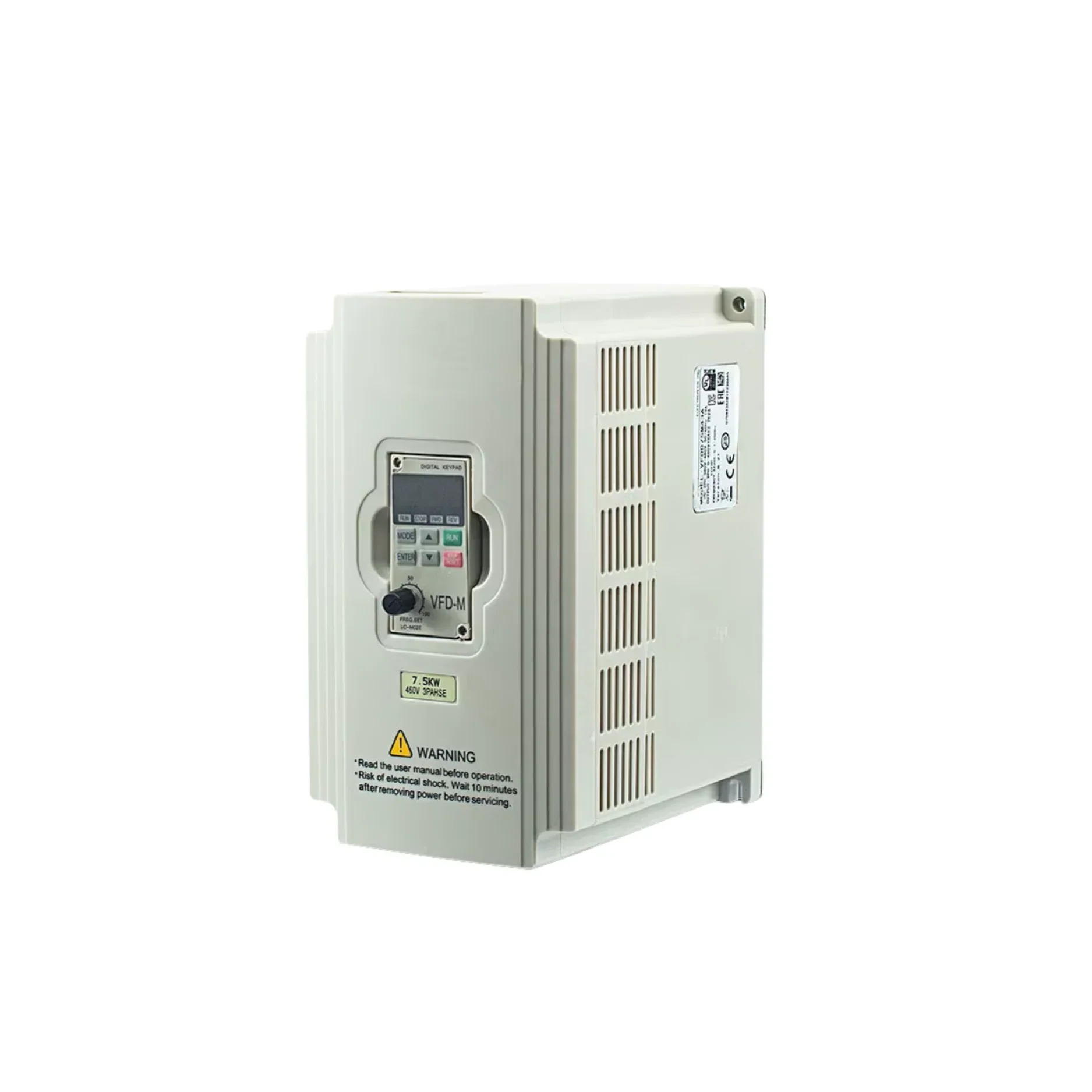 Delta VFD007M21A 1 HP 0.75 kW 230 V Single-Phase VFD-M Sensorless Vector Micro AC Drive