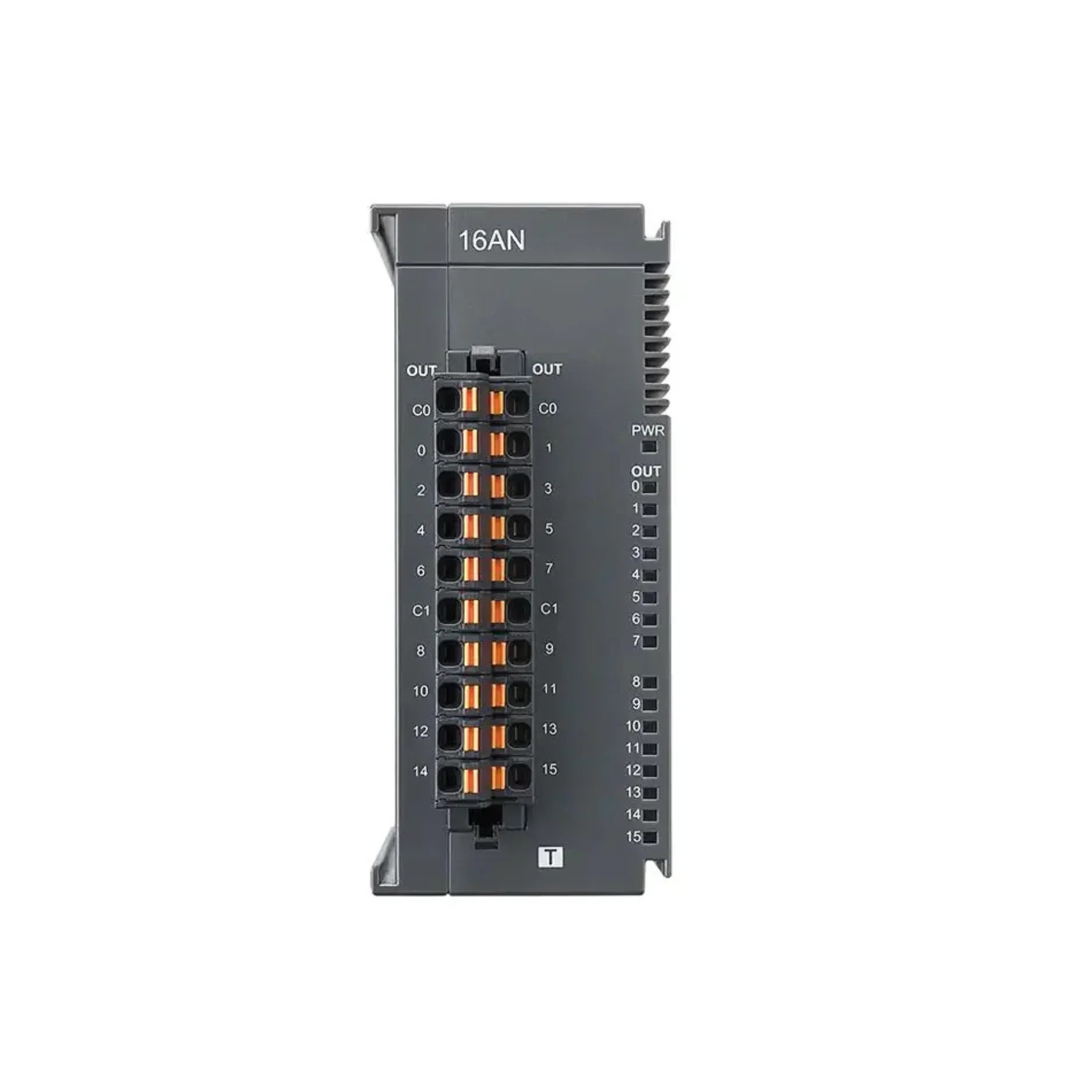 Delta AS16AN01T-A 16-Point NPN Transistor Digital Output Module